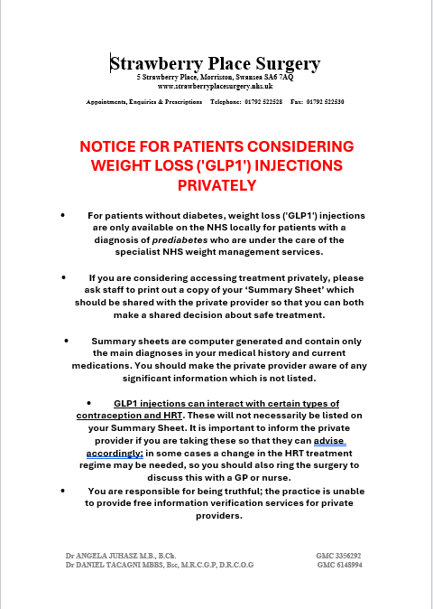 Weight Loss Injection